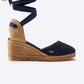 Sagaro Canvas Espadrille Wedges