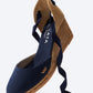 Sagaro Canvas Espadrille Wedges