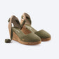 Sagaro Canvas Espadrille Wedges