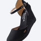 Satuna Canvas Espadrille Wedges