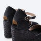 Satuna Canvas Espadrille Wedges
