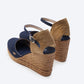 Satuna Canvas Espadrille Wedges