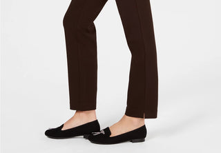 Charter Club Women's Pull On Ponte Knit Pants Blue Size 6 Petite