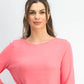 Charter Club Women's Cotton Lace-Trim Top Dark Pink Size Petite Medium