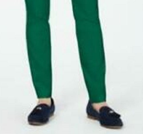 Charter Club Women's Chelsea Stretch-Twill Skinny Pants Dark Green Size 4 Petite