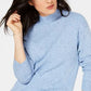 Karen Scott Women's Mock-Neck Shimmer Sweater Blue Size XX Large