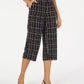 Alfani Women's Printed Belted Culottes Black Size 6 Petite