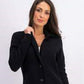 Charter Club Women's Sweater Blazer Jacket Black Size XX Large
