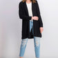 Charter Club Women's Patchwork Cardigan Black Size Small