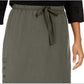 Style & Co Women's Drawstring Tencel Skort Green Size Medium