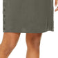 Style & Co Women's Drawstring Tencel Skort Green Size Medium