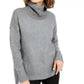 Bar III Women's Becca Tilley XTurtleneck High-Low Sweater Charcoal - Size X-Small