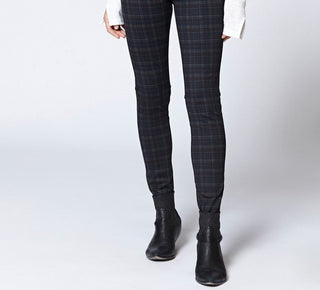 Sanctuary Women's Grease Plaid Leggings Black Size Extra Small