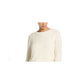 Weatherproof Vintage Women's Balloon Sleeve Ruched Sweater White Size Medium