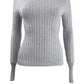 Hooked Up By Iot Juniors' Rib-Knit Mock-Turtleneck Sweater Gray Size Medium