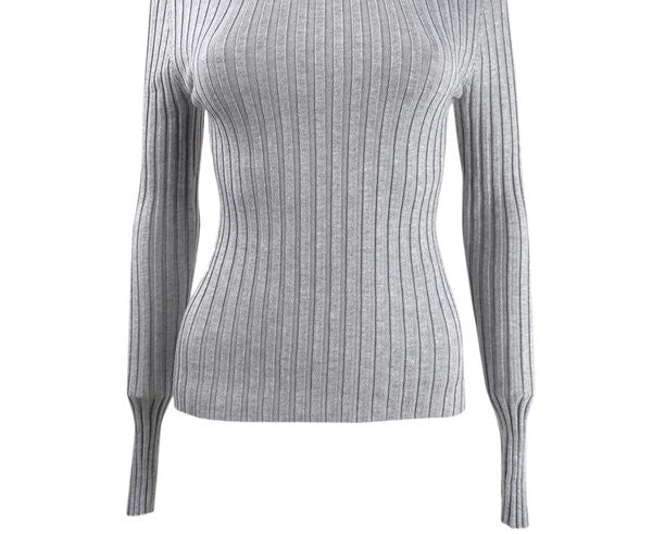 Hooked Up By Iot Juniors' Rib-Knit Mock-Turtleneck Sweater Gray Size Medium
