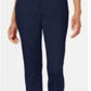 Tommy Hilfiger Women's Ribbon-Trim Ankle Pants Navy Size 14
