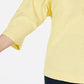 Tommy Hilfiger Women's Plus Size Cotton Lace-Up Top Gold Size 1X