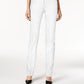 Alfani Women's Ivory Zippered Straight Leg Pants White Size 6