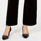Alfani Women's Velvet Wide-Leg Pants Black Size X-Small