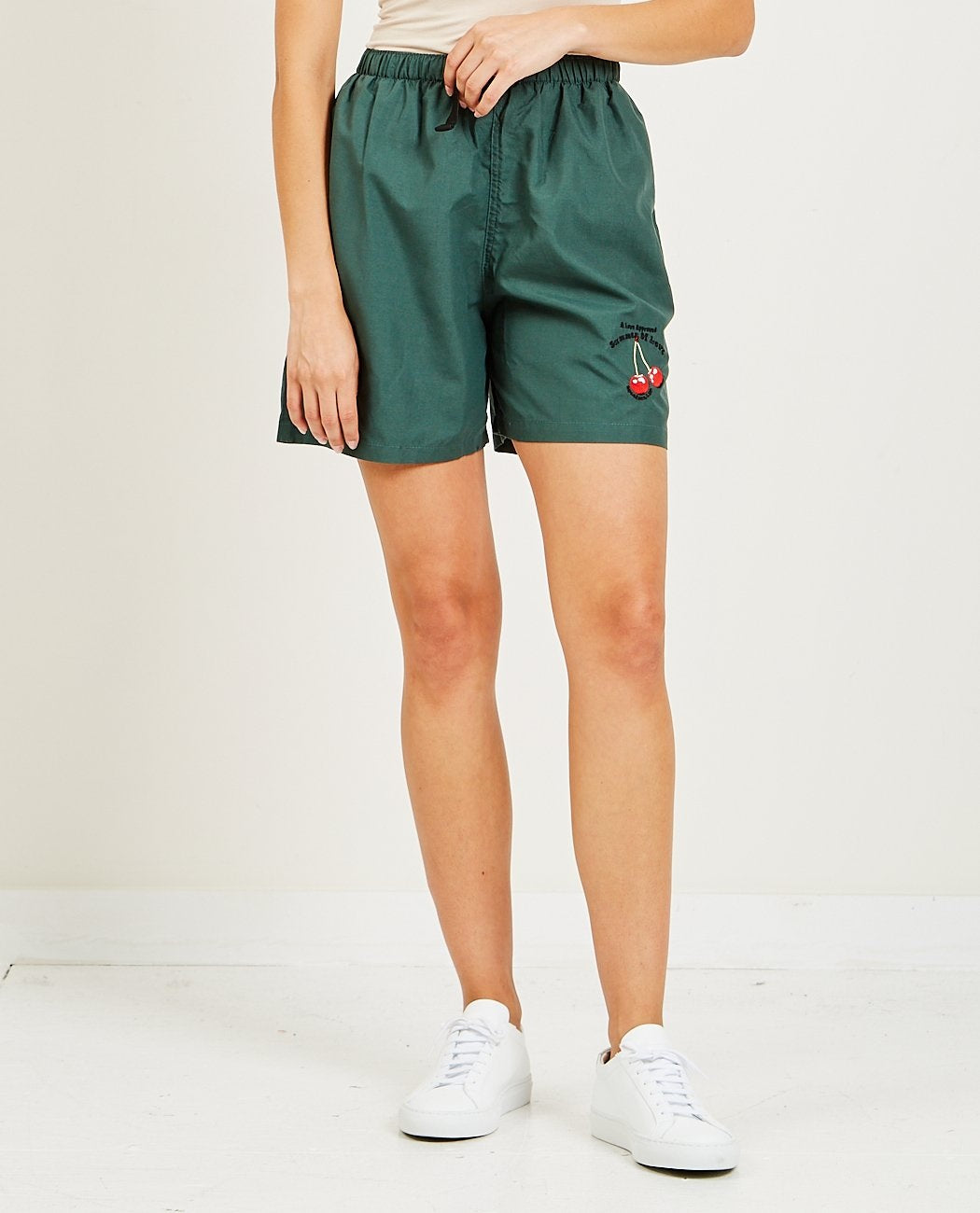 American Rag Women's Budd Messenger Shorts Green Size X-Large