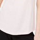 Maison Jules Women's V-Neck Patch-Pocket T-Shirt White Size X-Large
