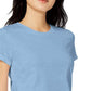 Maison Jules Women's High-Low T-Shirt Blue Size Small