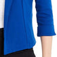 Maison Jules Women's 3/4 Sleeve Knit Blazer Navy Size Medium