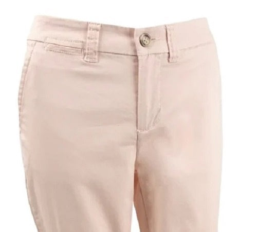 Maison Jules Women's Slim Ankle Pants Beige Size 10