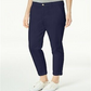 Maison Jules Women's Slim Ankle Pants Navy Size 10