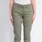 Maison Jules Women's Slim Ankle Pants Green Size 4