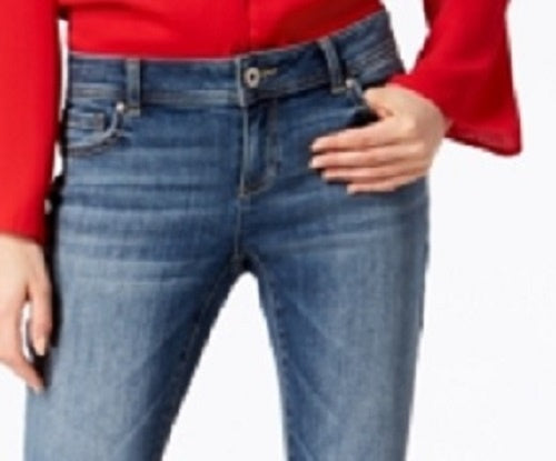 INC International Concepts Women's Essentials 5-Pocket Bootcut Jeans Blue Size 4