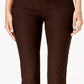 Charter Club Women's Chelsea Petite Tummy-Control Ankle Pants Honey Size 10 P