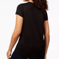 Style & Co Women's Graphic T-Shirt Black Size X-Small