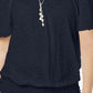 Style & Co Women's Convertible Off The Shoulder Top Black Size X-Large