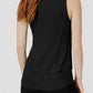 Bar III Women's Ribbed Layered Look V Neck Top Black Size X-Small