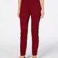 Charter Club Women's Cambridge Pull On Ponte Pants Wine Size 16