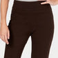 Charter Club Women's Pull-On Ponte-Knit Pants  Brown Size 12 Petite