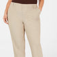 Charter Club Women's Plus Size Slim-Leg Ankle Pants Beige Size 28W
