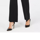 Charter Club Women's Belted Tummy-Control Trousers Black Size 12
