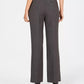Charter Club Women's Petite Belted Slim It Up Trousers Dark Gray Size 16 P