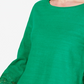 Charter Club Women's Cotton Lace Trim Top Green Size X-Large