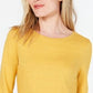 Charter Club Women's Cotton Lace-Trim Top Gold Size XX-Large