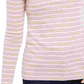 Charter Club Women's Metallic-Stripe Top Pink Size X-Large