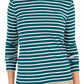 Charter Club Women's Metallic Stripe Top White Size X-Large