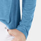 Style & Co Women's Long Sleeve Crewneck Top Blue Size X-Large