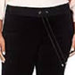 Charter Club Women's Velour Pants Black Size Petite Petite Small