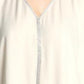 JM Collection Women's Plus Glitter Stripe Top 3X Beige Size 3X
