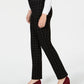 Charter Club Women's Cambridge Windowpane-Print Slim-Leg Pants Black Size 4