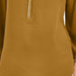 JM Collection Women's Pleated Back Blouse Gold Size Large